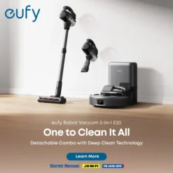 Eufy E20 3-i-1 robotdammsugare