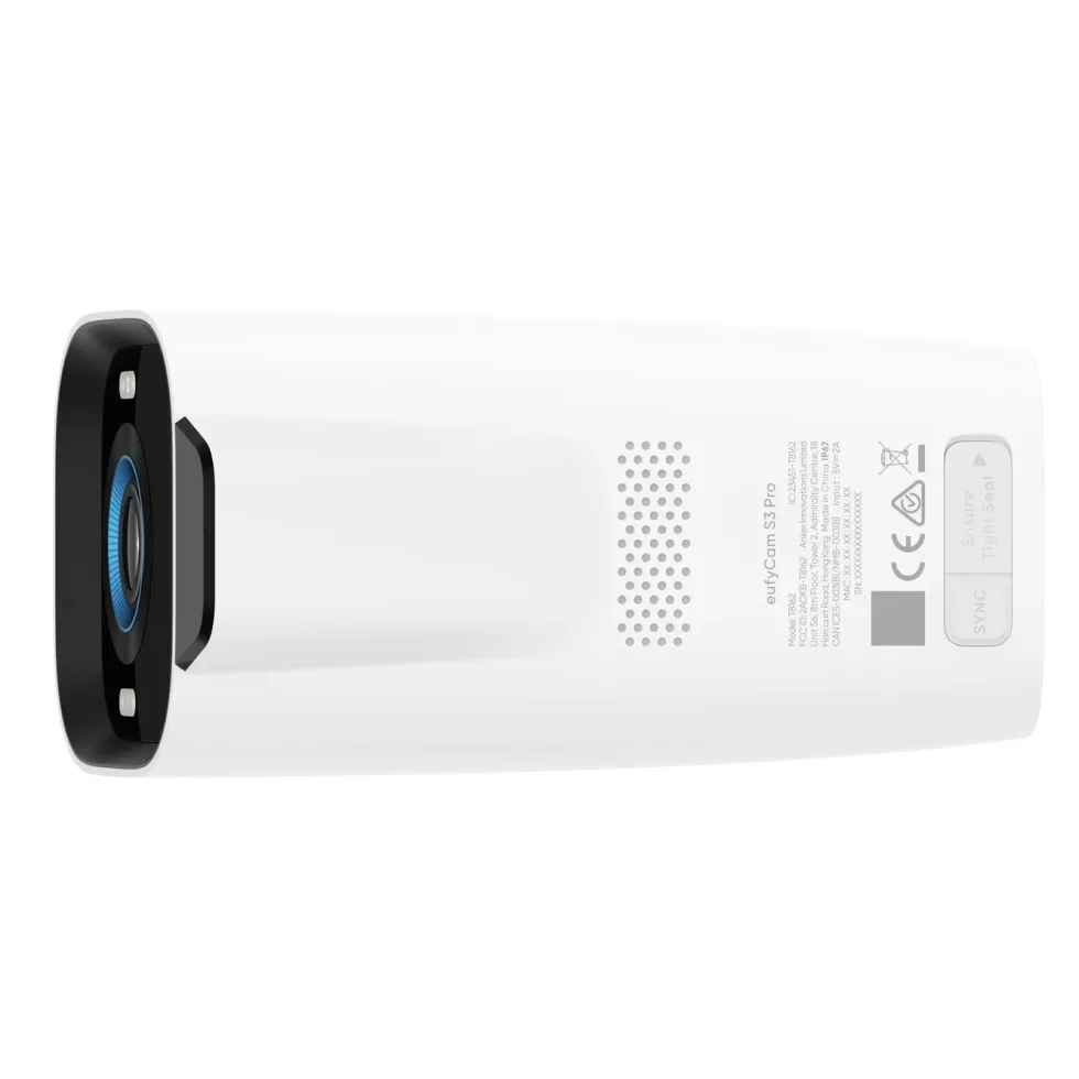 Eufy eufyCam S3 Pro Övervakningssystem med solpanel 4-pack