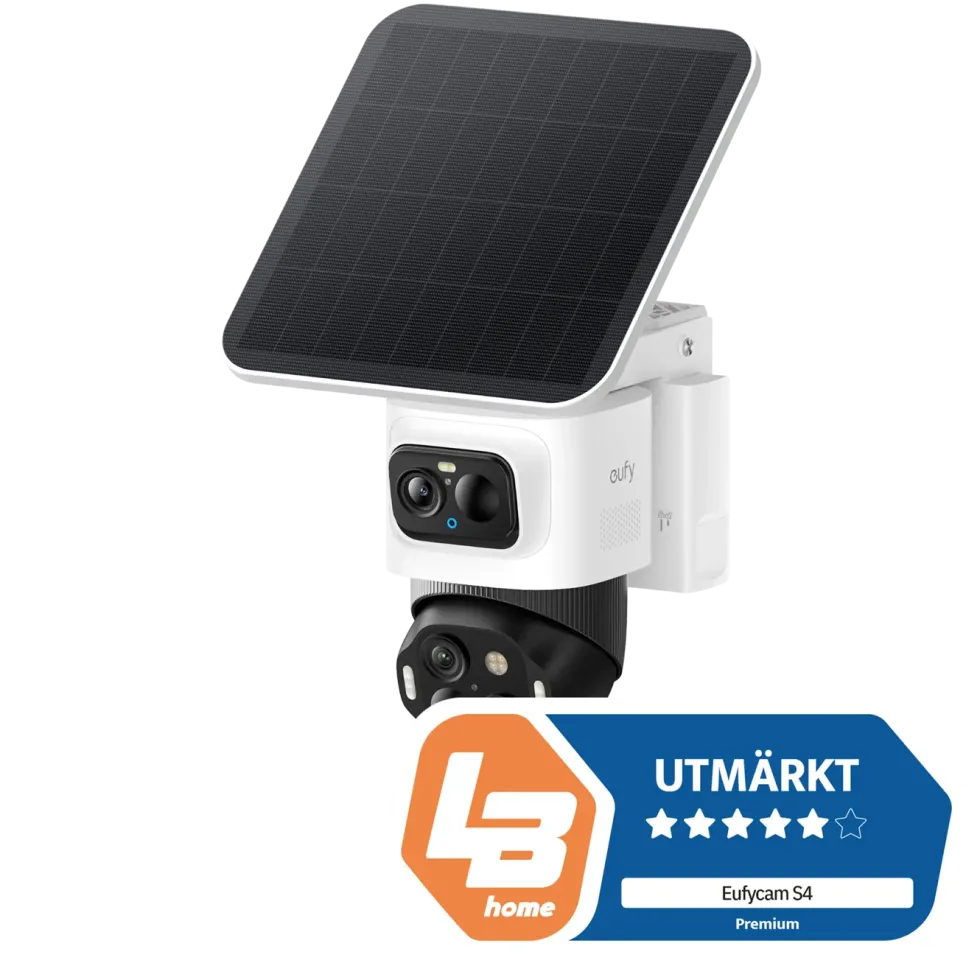 Eufy eufyCam S4 Solo 3-i-1 övervakningskamera med solpanel