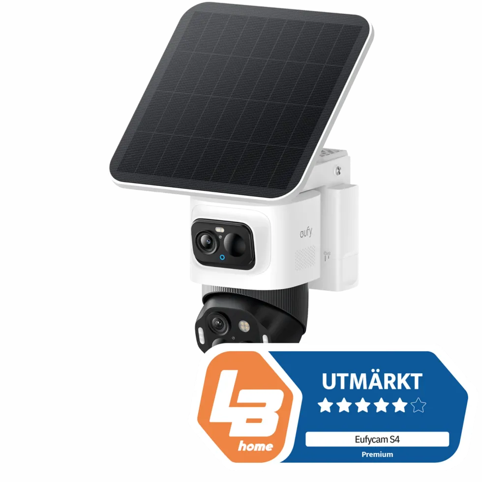 Eufy eufyCam S4 Solo 3-i-1 övervakningskamera med solpanel
