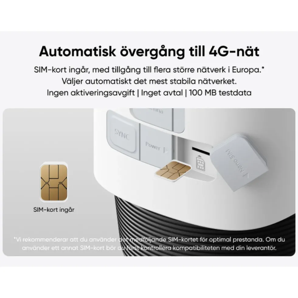 Eufy 4G LTE solcellsdriven övervakningskamera S330
