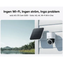 Eufy 4G LTE solcellsdriven övervakningskamera S330