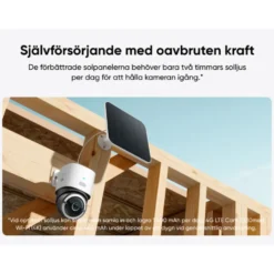 Eufy 4G LTE solcellsdriven övervakningskamera S330