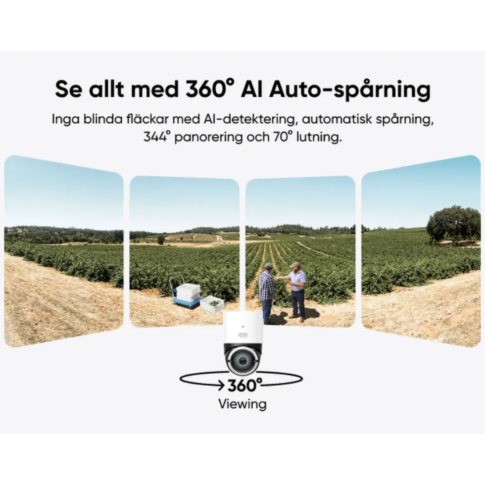 Eufy 4G LTE solcellsdriven övervakningskamera S330