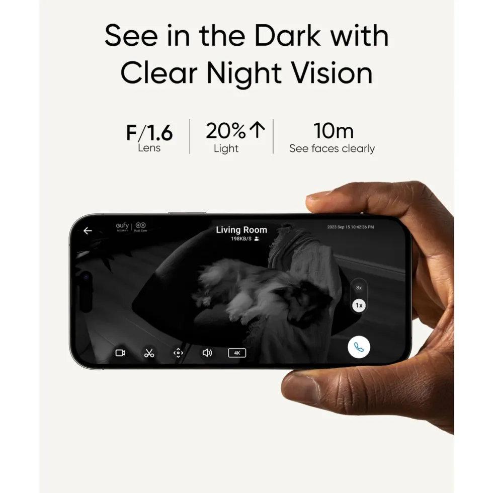 Eufy Indoor Cam S350 Övervakningskamera inomhus
