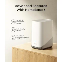Eufy SoloCam E42 4K-övervakningskamera 2-pack med HomeBase S380