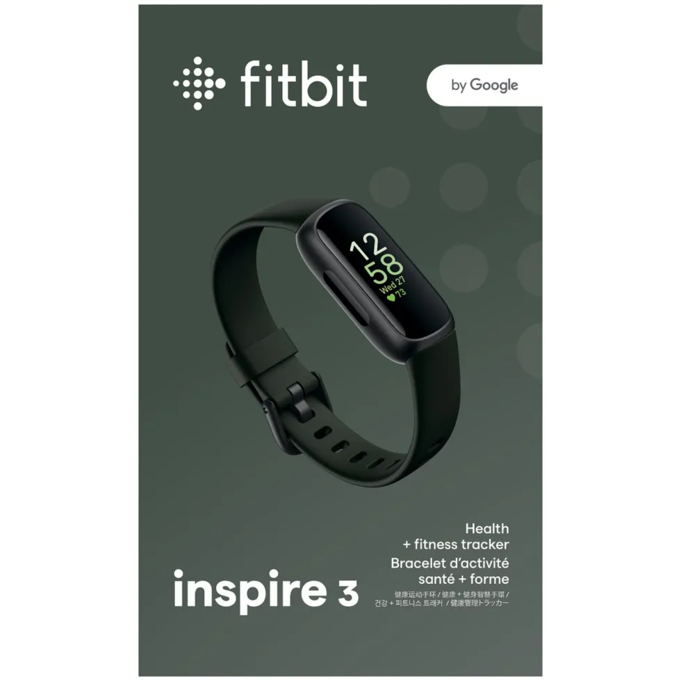 Fitbit Inspire 3 Aktivitetsarmband Black/Midnight Zen