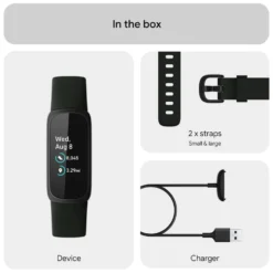 Fitbit Inspire 3 Aktivitetsarmband Black/Midnight Zen