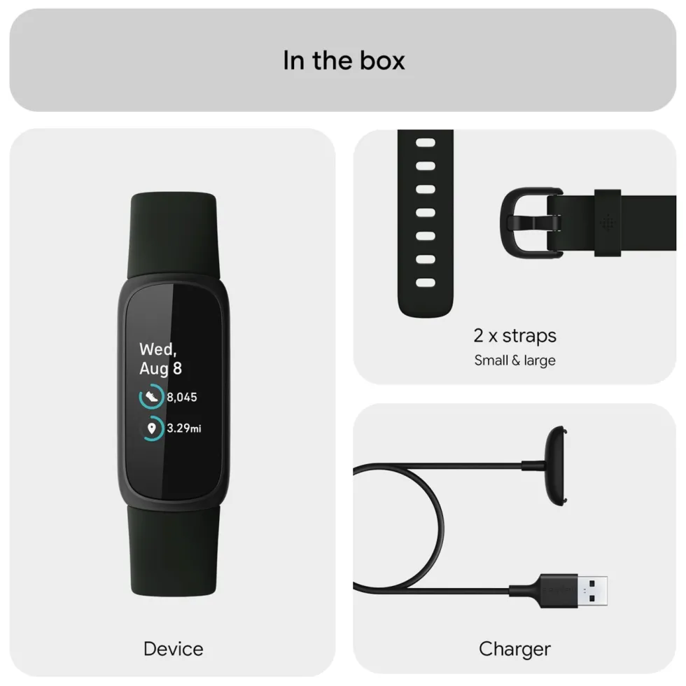 Fitbit Inspire 3 Aktivitetsarmband Black/Midnight Zen