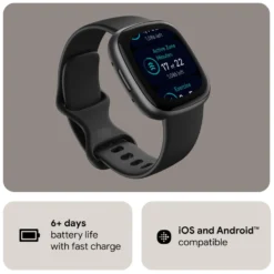 Fitbit Versa 4 Aktivitetsklocka Black/Graphite