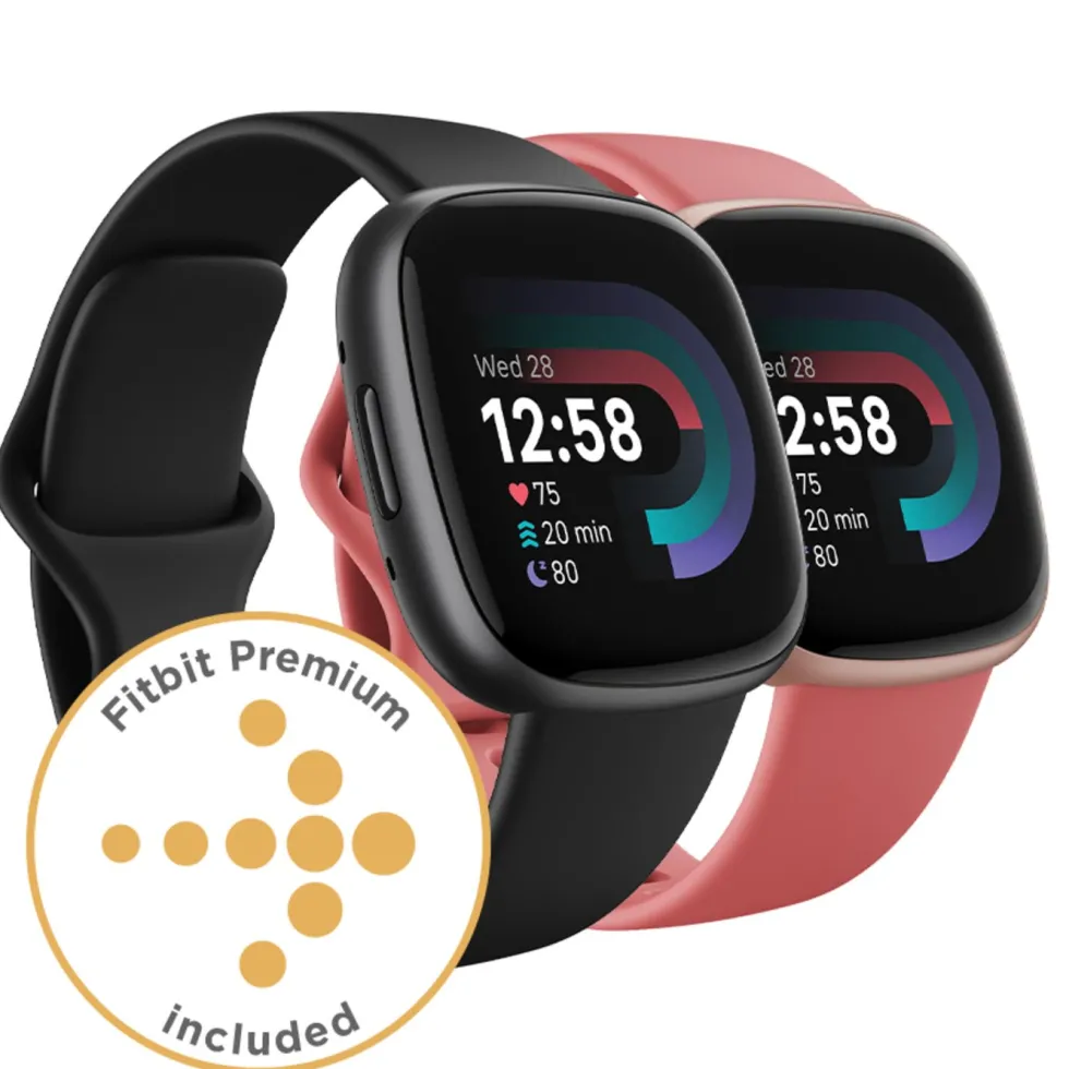 Fitbit Versa 4 Aktivitetsklocka Black/Graphite