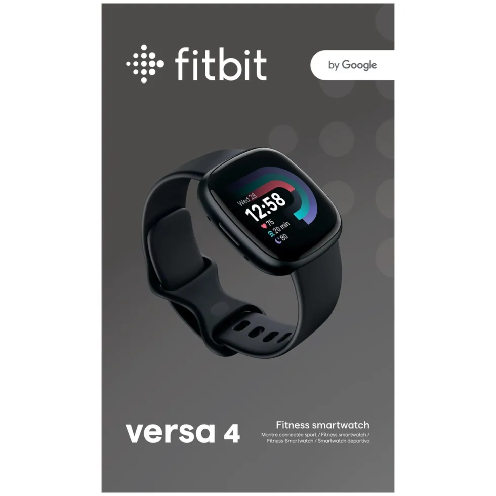 Fitbit Versa 4 Aktivitetsklocka Black/Graphite