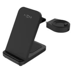 Fixed 3‑in‑1 Trådlös Laddstation för Garmin – Svart