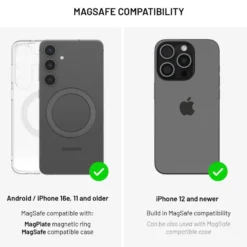 Fixed MagMate MagSafe sugkoppshållare med magnetfäste Rosa