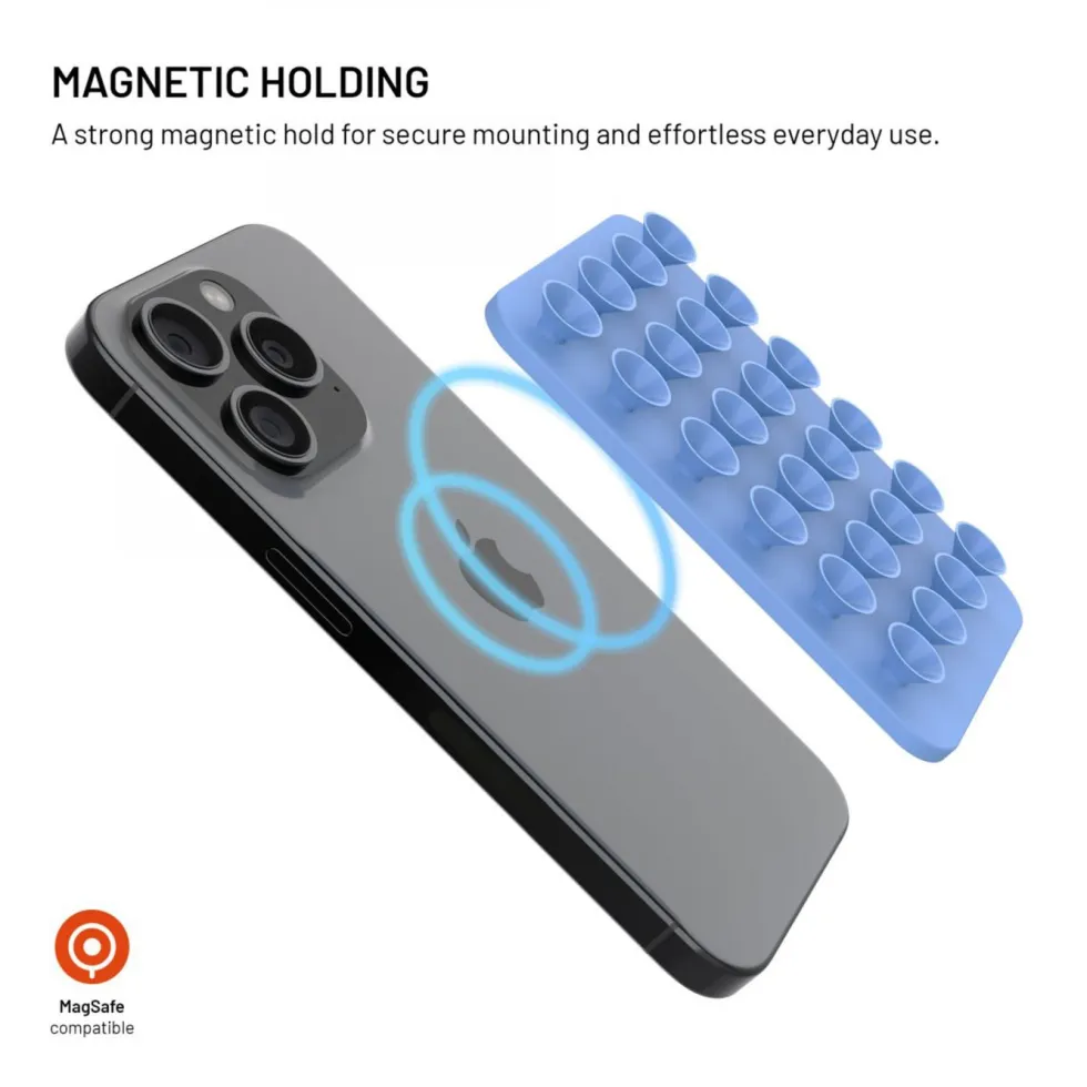 Fixed MagMate MagSafe sugkoppshållare med magnetfäste Blå