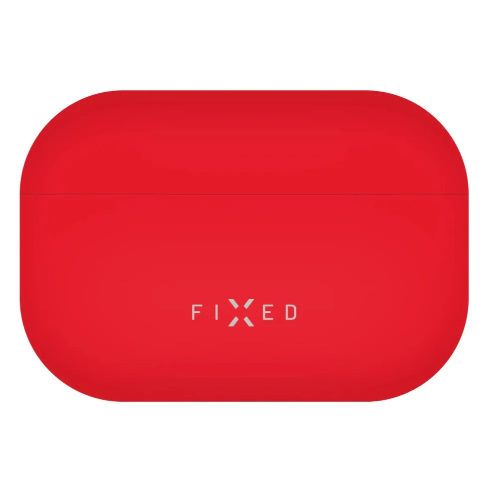 Fixed Silky Silikonfodral för Apple AirPods Pro 3 Röd
