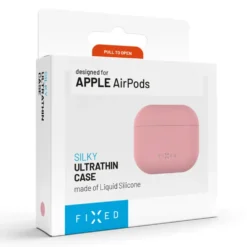 Fixed Silky Silikonfodral för Apple AirPods Pro 3 Rosa
