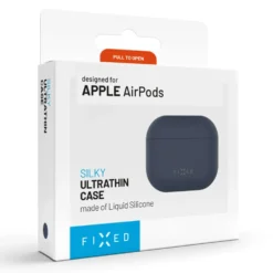 Fixed Silky Silikonfodral för Apple AirPods Pro 3 Blå