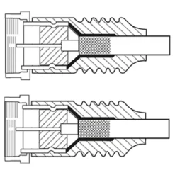 F-kabel Vit 15 m