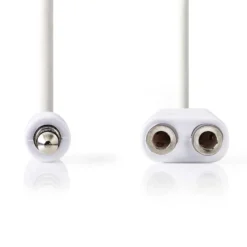 Förgreningskabel för 3,5 mm-kontakt Vit