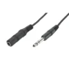Förlängningskabel 6,3 mm 5 m