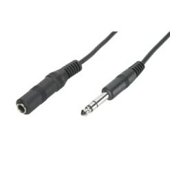 Förlängningskabel 6,3 mm 5 m