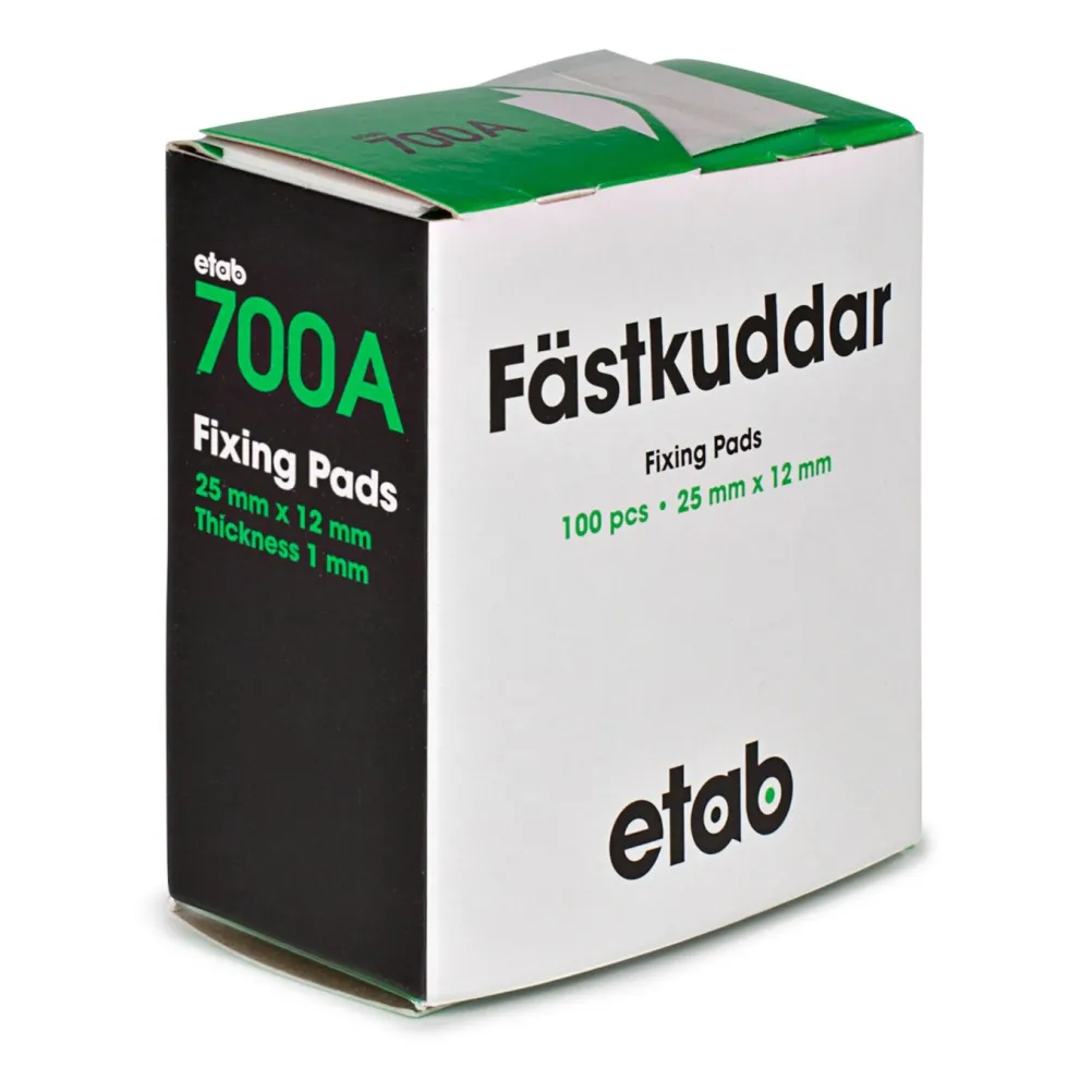 Fästkuddar 25x12 mm 100 st