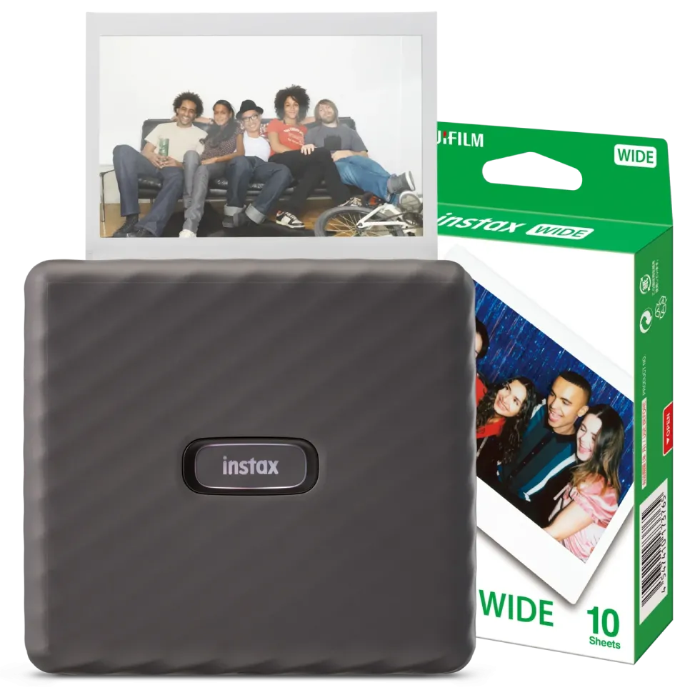 Fujifilm instax Link WIDE grå startpaket