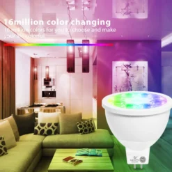 Gledopto Smart MR16 12 V LED-lampa RGB+CCT 250 lm