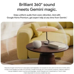 Google Home Speaker smart högtalare med Gemini Hazel