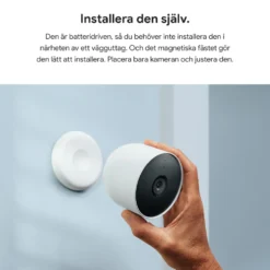 Google Nest Cam (battery) Trådlös övervakningskamera
