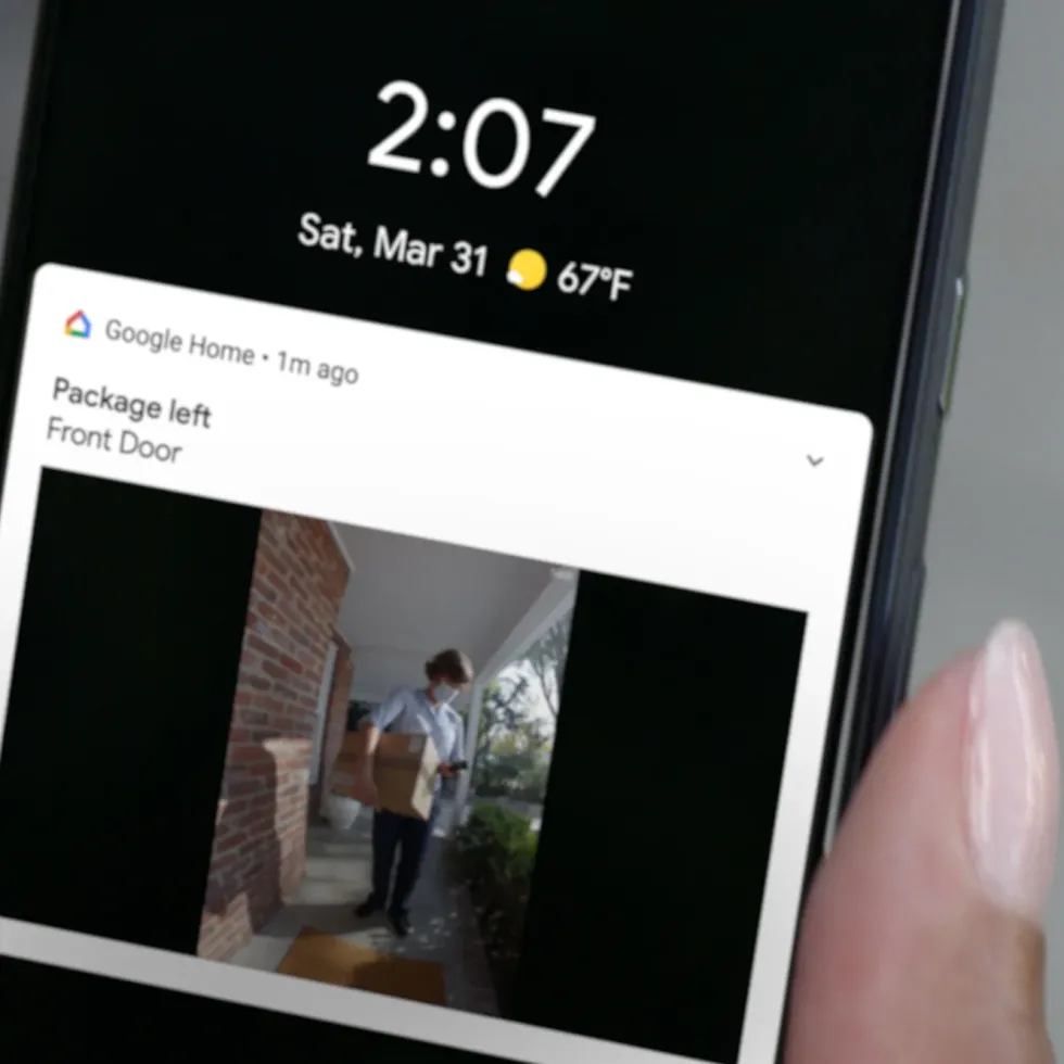 Google Nest Doorbell (batteri) Dörrklocka med kamera
