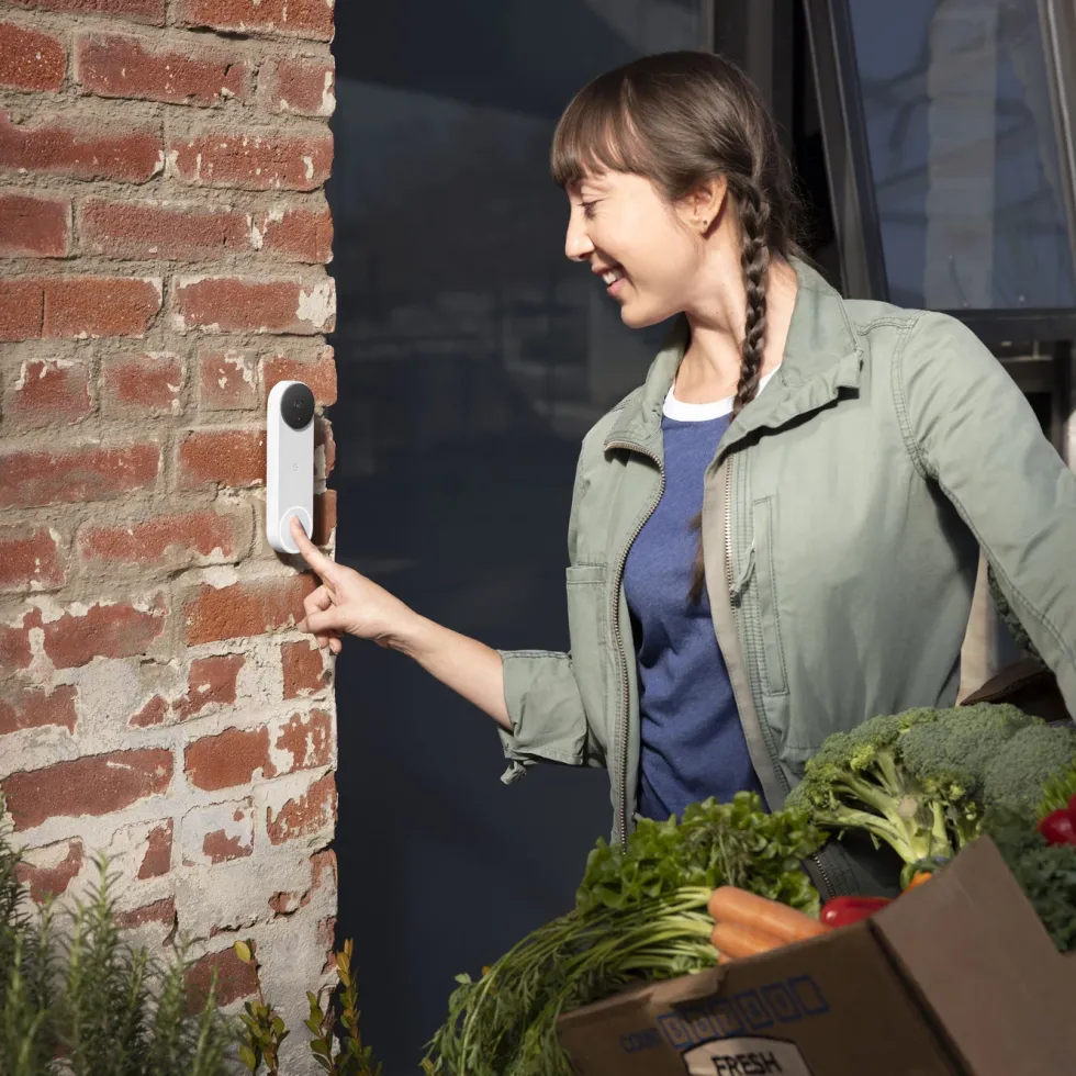 Google Nest Doorbell (batteri) Dörrklocka med kamera