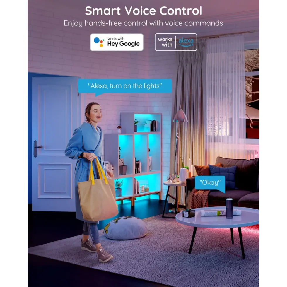 Govee RGB Smart LED-list med Wi-fi och Bluetooth 5 m