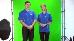 Greenscreen 2x3 m - med stativ