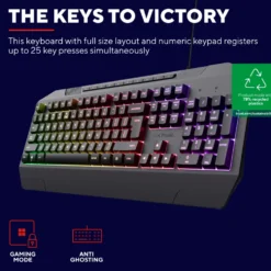 GXTrust GXT 836 Evocx RGB Gamingtangentbord