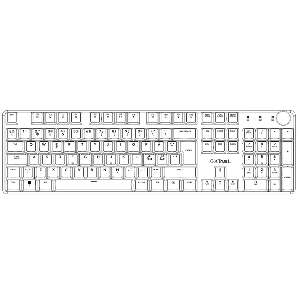 GXTrust GXT 863 Mekaniskt Tangentbord