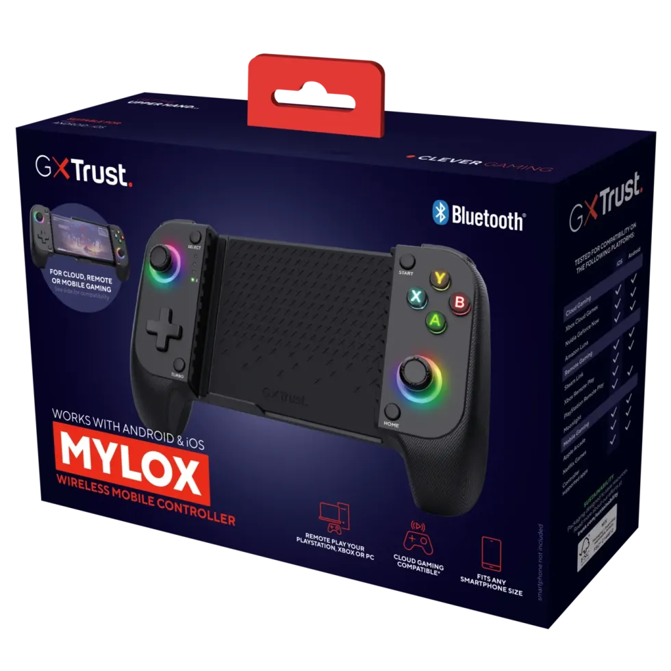GXTrust GXT 735 Mylox trådlös mobil handkontroll Svart