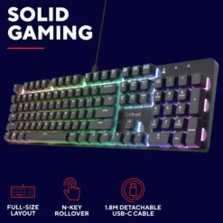 GXTrust GXT 871 Zora Mekaniskt Gamingtangentbord