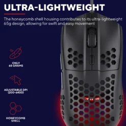 GXTrust Helox GXT928 Lightweight Svart