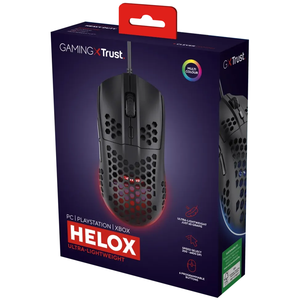 GXTrust Helox GXT928 Lightweight Svart