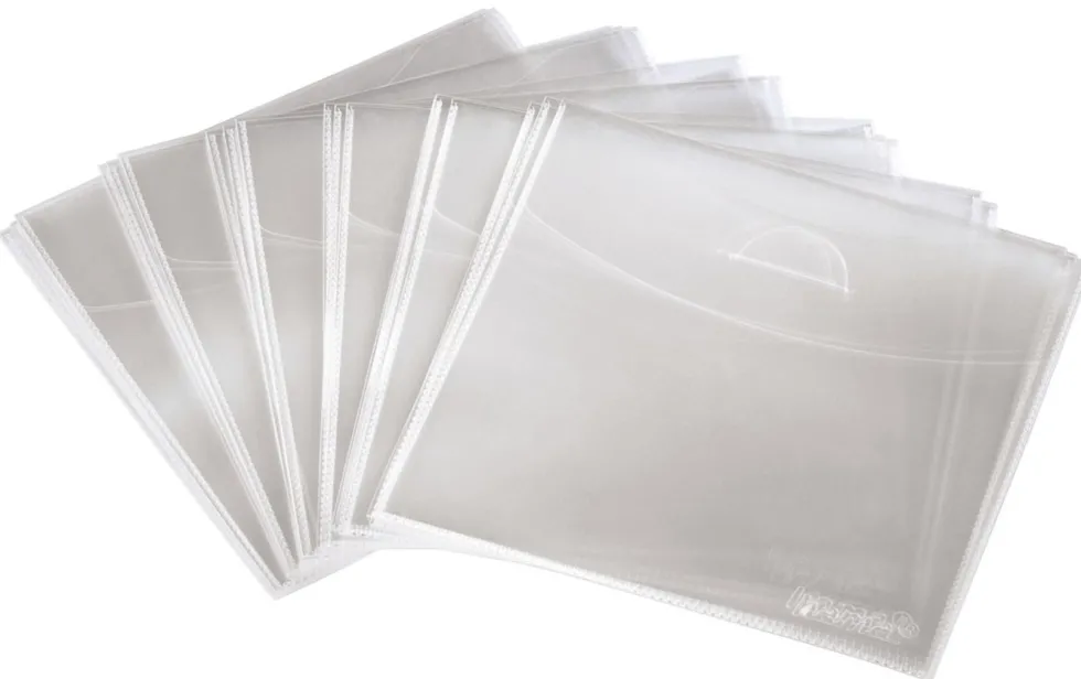 Hama CD/DVD-ficka med lock 50-pack