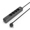 Hama Grenuttag med USB-C/A 65 W PD 4 uttag