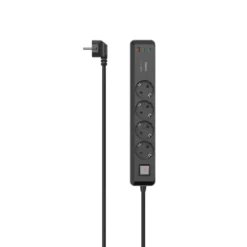 Hama Grenuttag med USB-C/A 65 W PD 4 uttag