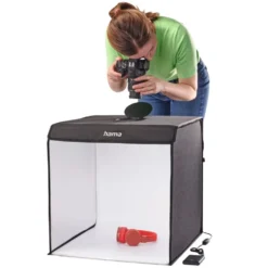 Hama Mini-fotostudio ToGo med LED-ringljus