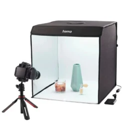 Hama Mini-fotostudio ToGo med LED-ringljus