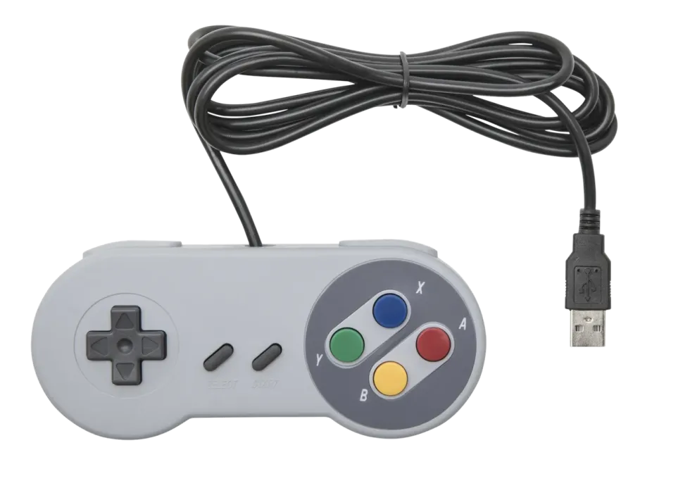 Handkontroll med USB-anslutning SNES