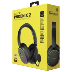 Hator Phoenix 2 Wireless trådlöst gamingheadset med RGB