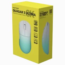 Hator Quasar 3 Ultima 8K Wireless gamingmus Vit/mint