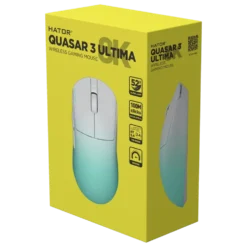 Hator Quasar 3 Ultima 8K Wireless gamingmus Vit/mint